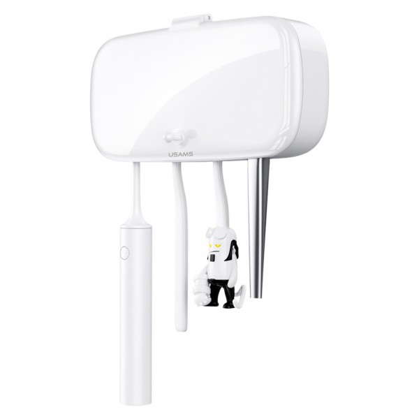 USAMS UV αποστειρωτής για 4x οδοντόβουρτσες US-ZB183, λευκός