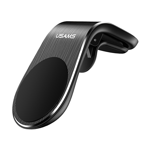 USAMS μαγνητική βάση αεραγωγού αυτοκινήτου US-ZJ046, μεταλλική, ασημί