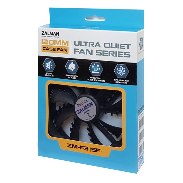 ZALMAN ανεμιστήρας ZM-F3 (SF), Ultra Quiet, 120mm, 12V 3pin