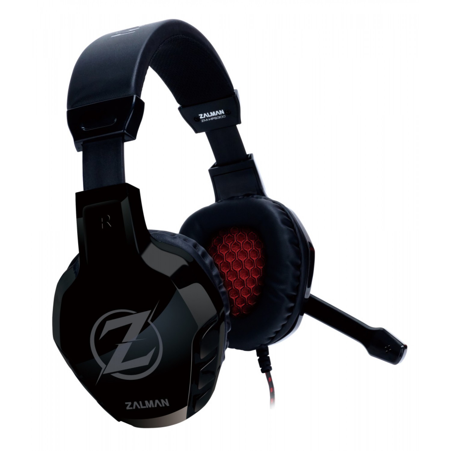 ZALMAN gaming headset ZM-HPS300, 3.5mm, 50mm, μαύρο