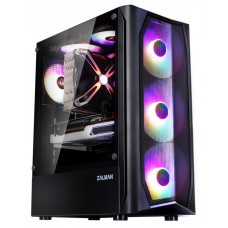 ZALMAN PC case ATX mid tower N4, 396x204x446mm, 6x RGB fans