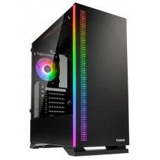 ZALMAN PC case S5 mid tower 398x212x465mm, 2x fan, διάφανο πλαϊνό, μαύρο