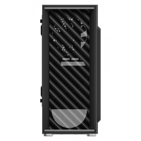 ZALMAN PC case T7, mid tower, 384x202x438mm, 2x fan, διάφανο πλαϊνό