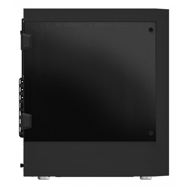 ZALMAN PC case T7, mid tower, 384x202x438mm, 2x fan, διάφανο πλαϊνό