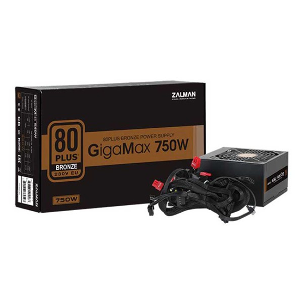 ZALMAN τροφοδοτικό GigaMax 750W ZM750-GVII, Active PFC, 80 plus Bronze