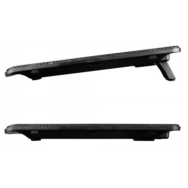 POWERTECH Βάση & ψύξη laptop PT-738 έως 15.6", 2x 125mm fan, LED, μαύρο POWERTECH Βάση & ψύξη laptop PT-738 έως 15.6", 2x 125mm fan, LED, μαύρο