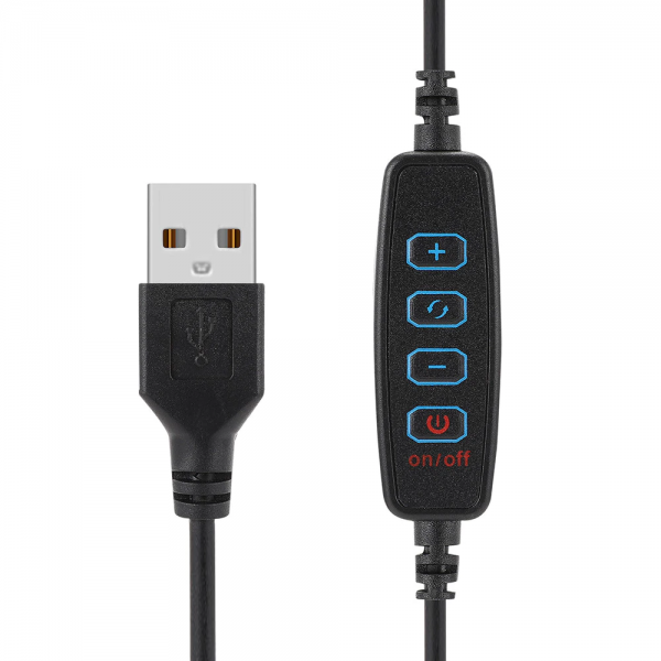 LED Ring light No brand M26, 26cm, 20W, Black - 40127