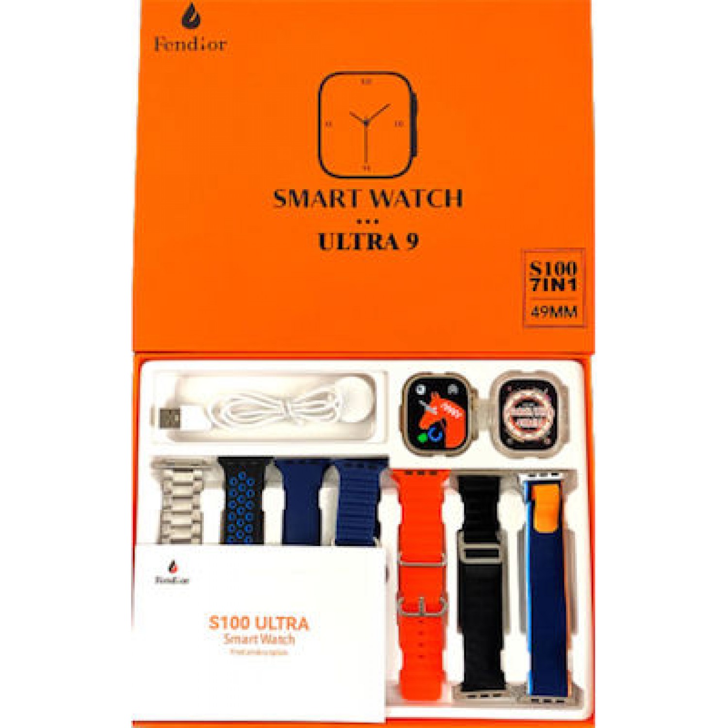 Ultra 9 Smartwatch (Πολύχρωμο)